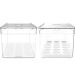 Kit 2 Organizadores De Geladeira Porta Ovos 36 Un Porta Frutas Legumes Verduras 5L Clear Fresh OU