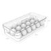 Kit 2 Organizadores Porta Ovos Com Tampa Caixas De Armazenamento Para Ovos 18 Un Cada Clear Fresh OU