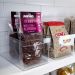Kit 2 Organizadores de Armário 30x15x13cm Caixas Organizadoras Empilháveis Com Alças Clear OU