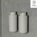 Kit 3 Dispenser de Parede 500ml Sabonete Liquido Shampoo Banheiro Hotel Bege