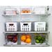 Kit 3 Organizadores De Geladeira Porta Ovos E Porta Frutas E Legumes Clear Fresh OU