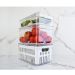 Kit 3 Organizadores De Geladeira Transparentes Caixas Armazenadoras De Frutas Legumes Clear Fresh OU