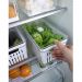 Kit 3 Organizadores De Geladeira Transparentes Porta Ovos 36 UN Porta Frutas Legumes Clear Fresh OU