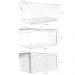 Kit 3 Organizadores De Geladeira Transparentes Porta Ovos 36 UN Porta Frutas Legumes Clear Fresh OU
