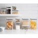Kit 3 Potes Herméticos Retangulares Pequenos com Tampa 650ml