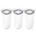 Kit 3 Potes Herméticos de Plástico 1,5L Ou Porta Mantimentos Condimentos Transparente