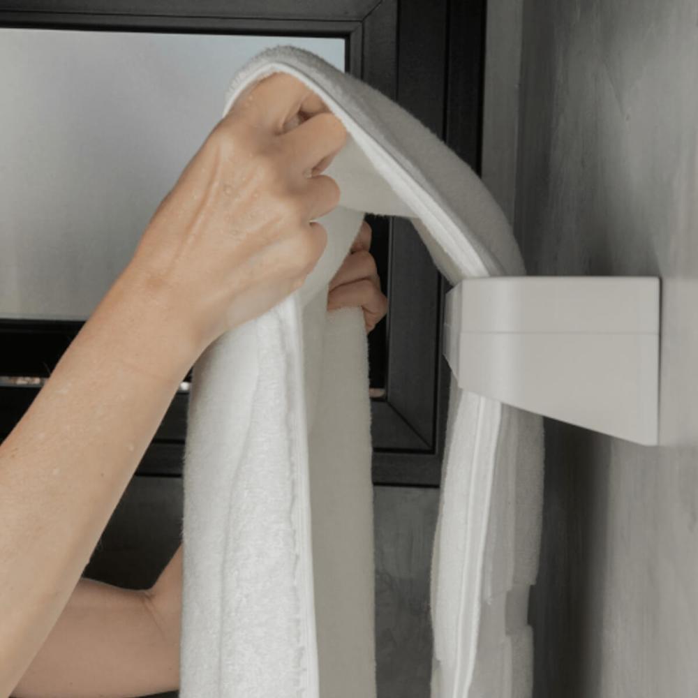 Kit 4 Acessórios Banheiro Saboneteira Toalheiro Papeleira Porta Shampoo Bege Eleve Ou