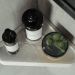 Kit 4 Acessórios para Banheiro Fixação Adesivo Bege Porta Shampoo Toalheiro Papeleira Tampa Eleve