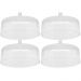 Kit 4 Cúpulas para Prato de Bolo 30cm Tampas Boleira Natural