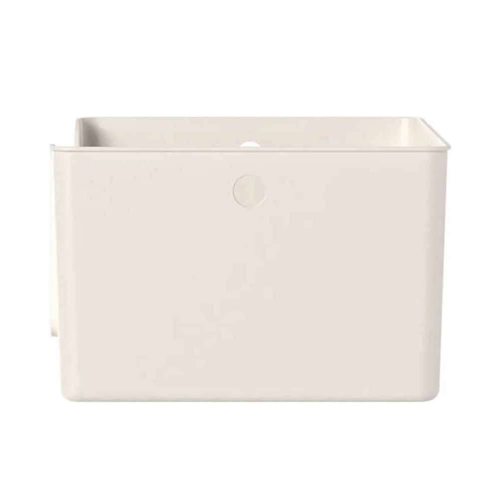 Kit 4 Cestos Organizadores Telado Abertura Frontal 16L Bege