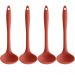Kit 4 Conchas de Silicone Utensílios Cozinha Talheres para S