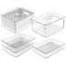 Kit 4 Organizadores De Geladeira Clear Fresh Porta Frutas Legumes E Porta Frios OU