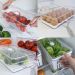 Kit 4 Organizadores de Geladeira Porta Frutas Legumes Ovos Clear Fresh OU