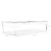 Kit 4 Organizadores de Geladeira Porta Frutas Legumes Ovos Clear Fresh OU