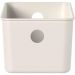 Kit 6 Cestos Organizadores Multiuso 4,2L Bege 26x12x13cm Flow Cestinho Retangular Ou