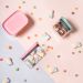 Kit 6 Potes Herméticos Retangulares Pequenos com Tampa 650ml Porta Mantimentos Cozinha Rosa Quartzo