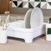 Kit Escorredor De Louça Prato Talheres Utensílios De Cozinha Branco