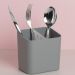 Kit Escorredor De Louça Prato Talheres Utensílios De Cozinha Chumbo