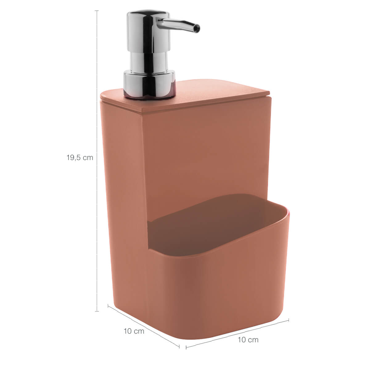 Kit Escorredor Louça Talheres Porta Detergente E Lixeira Ou Terracota