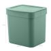 Kit Escorredor Louça Talheres Porta Detergente E Lixeira Ou Verde Menta