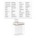 Kit Flow Dispenser para Amaciante Sabão Líquido 1,5L e Eiquetas Identificadoras Ou