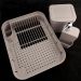 Kit Pia Cozinha Escorredor Pratos Lixeira 2,5L Porta Detergente Bege