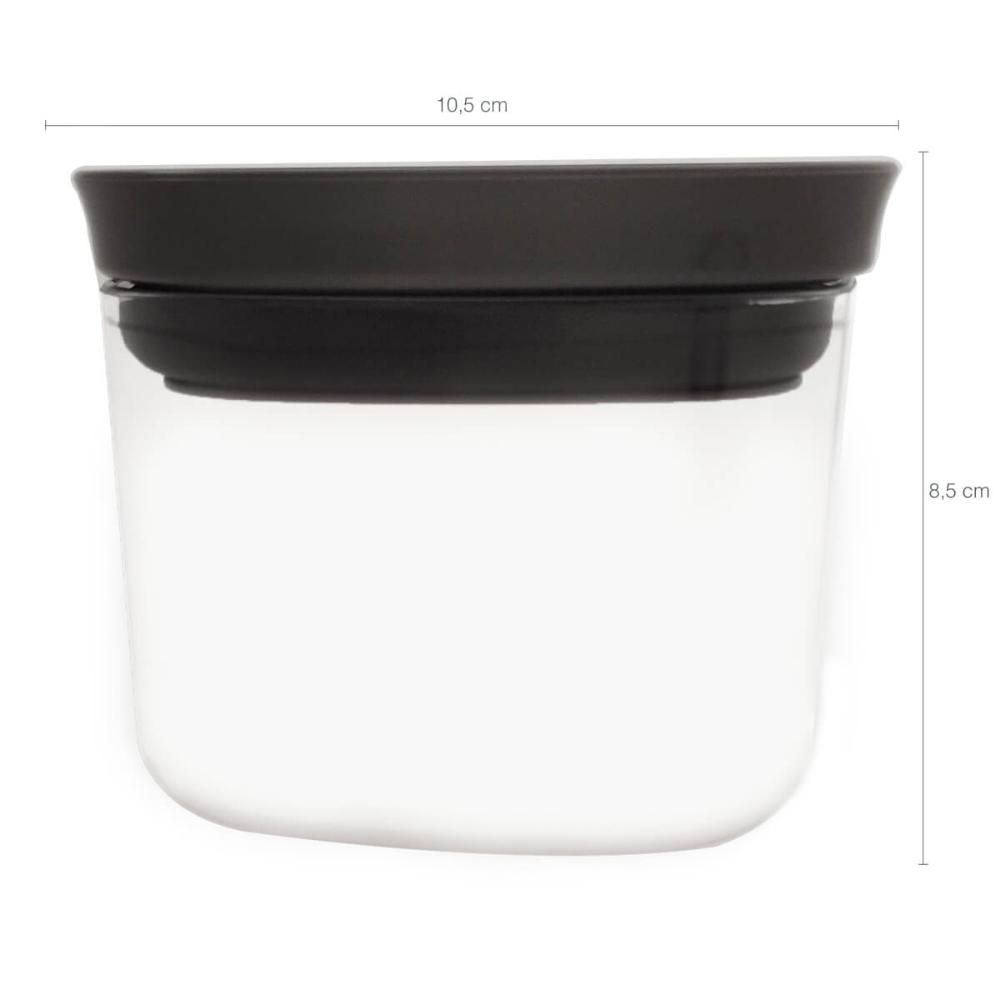 Kit Potes Herméticos 0,45L 1L e 1,5L Com Tampa Para Alimento