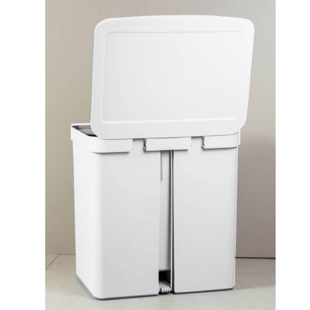 Lixeira Coleta Seletiva com Pedal para Cozinha 20L Trium Dup