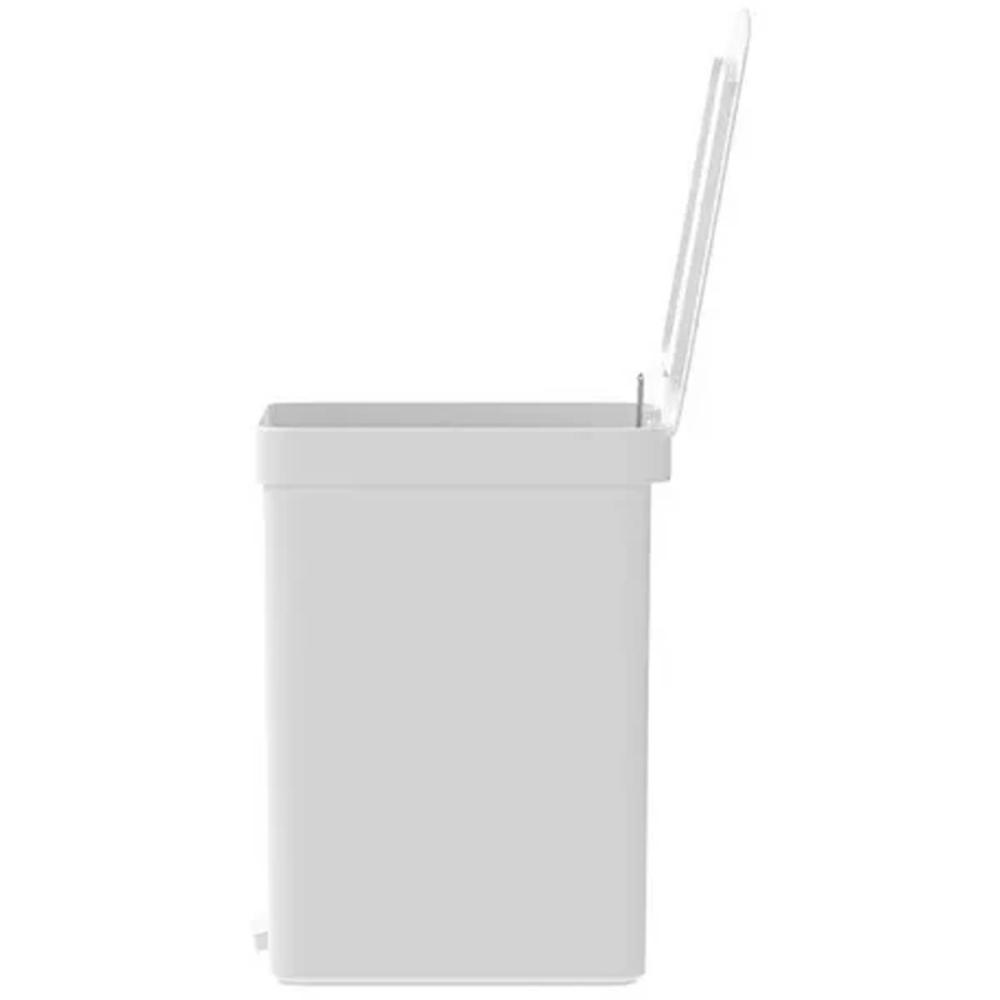 Lixeira de Pedal OU Cesto de Lixo para Cozinha Escritório Linha Trium 12 Litros Branco