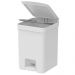 Lixeira de Pedal OU Cesto de Lixo para Cozinha Escritório Linha Trium 12 Litros Branco