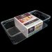 Organizador De Armário Com Tampa 30x15x7cm Caixa Organizadora Transparente Empilhável Clear OU
