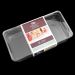 Organizador De Armário Com Tampa 30x15x7cm Caixa Organizadora Transparente Empilhável Clear OU