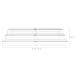 Organizador De Armário Extensível 3 Níveis Display Expositor Escada Transparente Clear OU