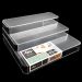 Organizador De Armário Extensível 3 Níveis Display Expositor Escada Transparente Clear OU