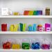 Organizador De Armário Gaveta Geladeira 30x10x7cm Caixa Organizadora Retangular Clear OU