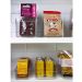 Organizador De Prateleira Multiuso 30x15x7cm Caixa Organizadora Transparente Com Alças Clear OU
