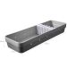 Organizador Porta Talheres Extensível e Organizador de Facas Cozinha Gaveta Chumbo OU.
