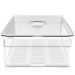 Organizador de Geladeira Empilhável 2,8L Clear Fresh Com Respiradouro Frutas Legumes Vegetais OU