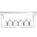 Organizador de Ovos Clear Fresh 36 UN Porta Ovos Com Tampa e Alças Laterais Geladeira Cozinha OU