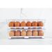 Organizador de Ovos Para Geladeira Empilhável Com Tampa Porta Ovos 18 UN Cozinha Clear Fresh OU