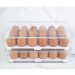 Organizador de Ovos Para Geladeira Empilhável Com Tampa Porta Ovos 18 UN Cozinha Clear Fresh OU