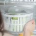 Organizador de Verduras Saladas para Geladeira 5,5l Clear Fresh Com Cesto Natural