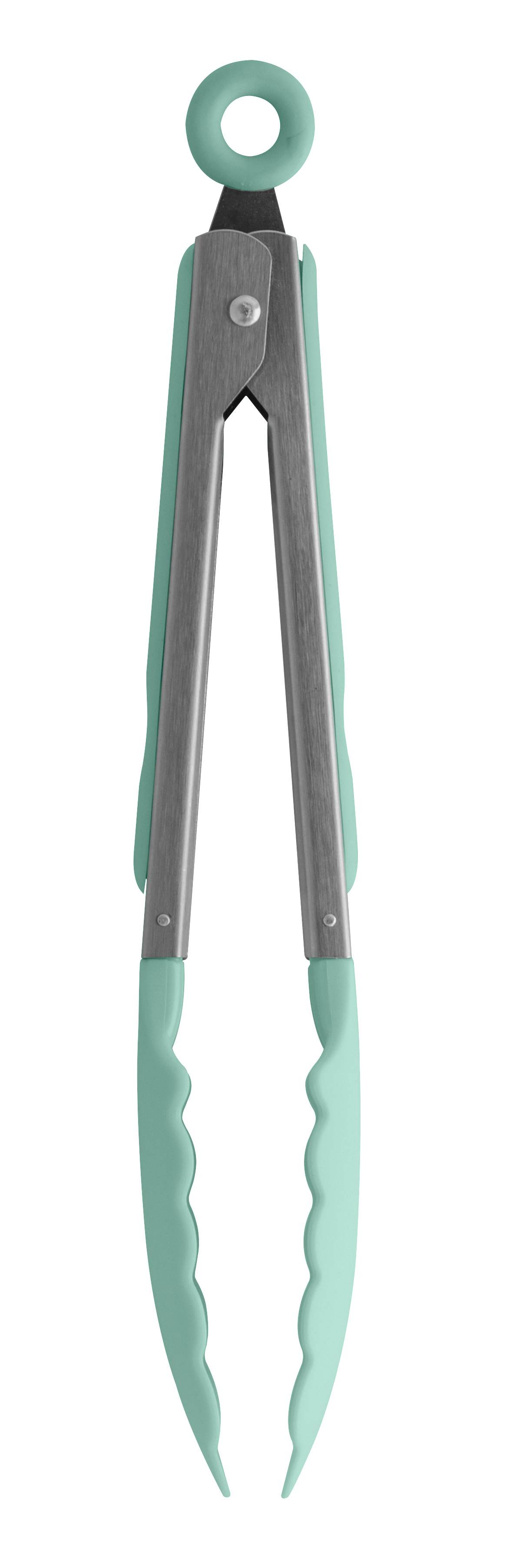 Pegador Silicone Verde menta Cozinha Multiuso Pinça Culinária 28cm OU PN100VDMF