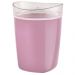 Porta Algodão Pote Porta Cotonete Acessório Banheiro Organizador Pia Para Banheiro Rosa Quartzo