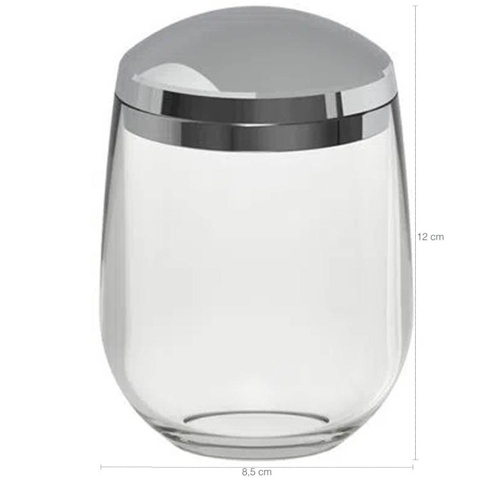 Porta Algodão e Cotonete Belly Fresh Natural Ou Pote Organiz