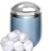Porta Algodão e Cotonete Organizador Belly Soft Ou Azul Glacial