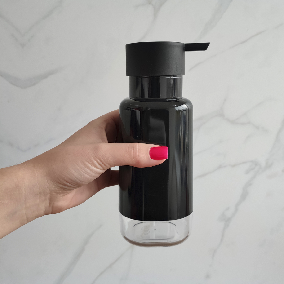 Porta Detergente 500ml Dispenser Álcool Gel Porta Sabonete Líquido Preto OU