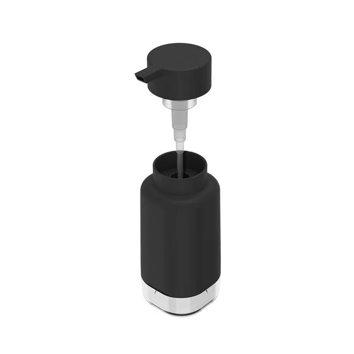 Porta Detergente 500ml Dispenser Álcool Gel Porta Sabonete Líquido Preto OU