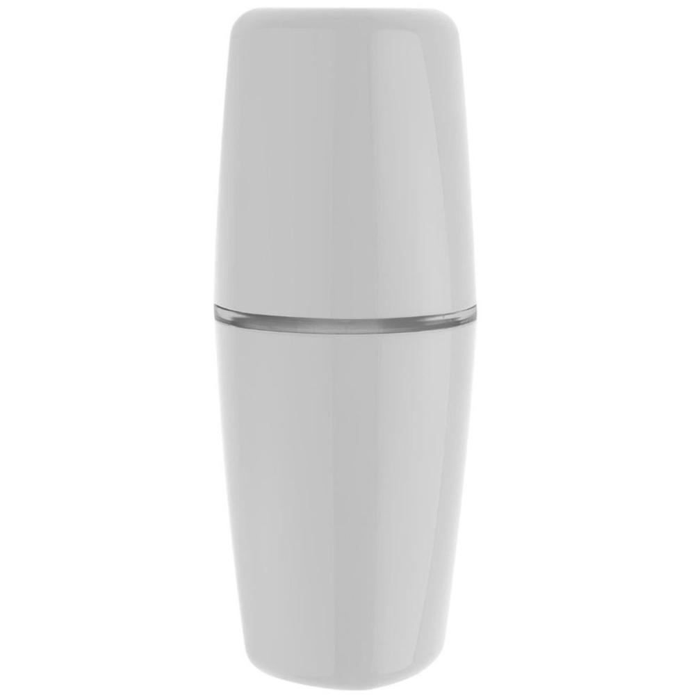 Porta Escova de Dentes e Creme Dental com Tampa para Banheiro OU Branco