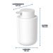 Porta Sabonete Líquido Bold Branco Fosco Dispenser Sabonete 300ml Banheiro Ou